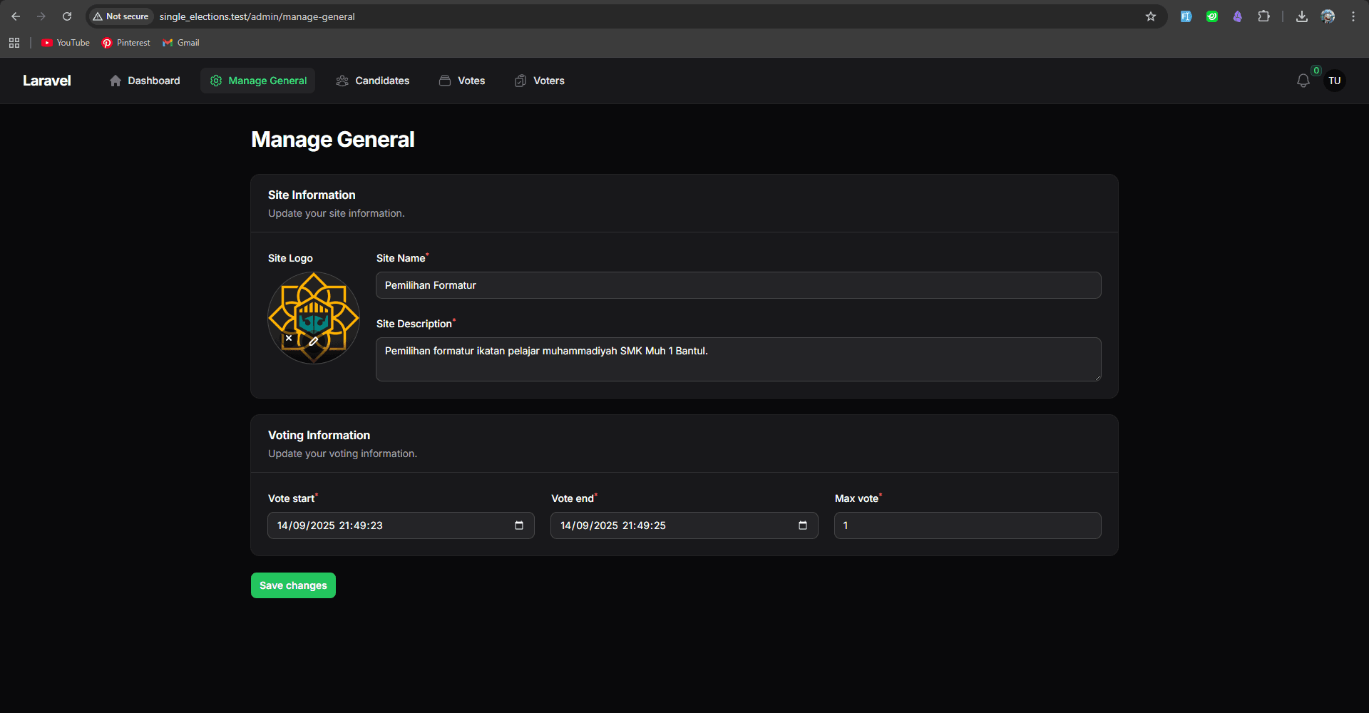 Pemilos Application screenshot 6