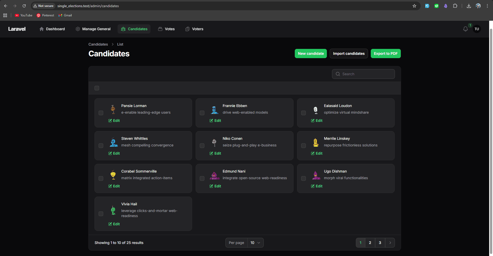 Pemilos Application screenshot 7