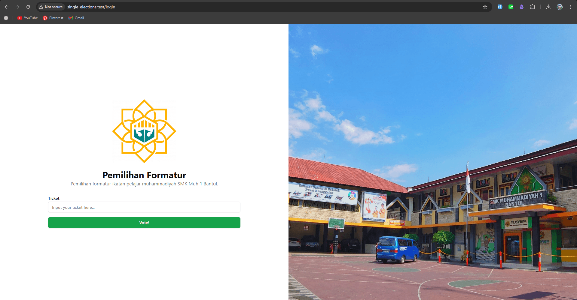 Pemilos Application preview